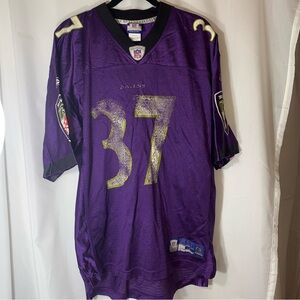 Reebok Purple NFL Players Club Jersey Patch Sanders #37